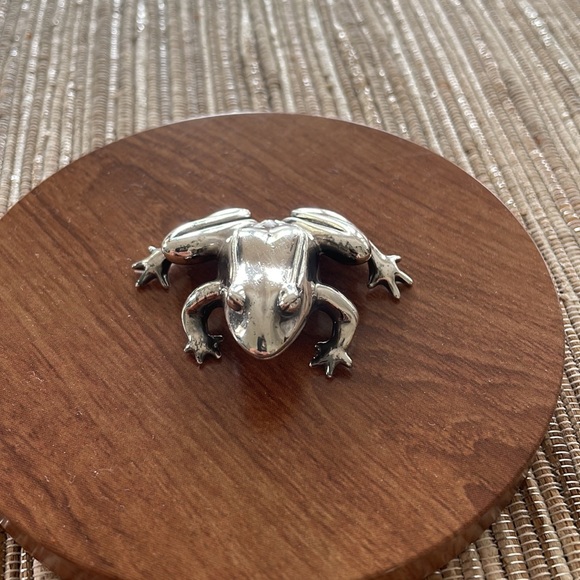 Tiffany & Co paperweight Silver frog - Picture 2 of 4